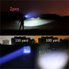 Portable Mini Flashlight LED ZOOM Torch Hunting Zoomable Flashlight Torch Light