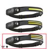 LED Induction Riding Headlamp Flashlight USB Rechargeable Waterproof Camping Headlight With All Perspectives Hunting Light