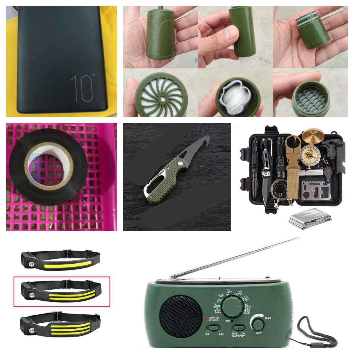 Multistage Outdoor Water Purifier For Emergency Camping Wilderness Survival